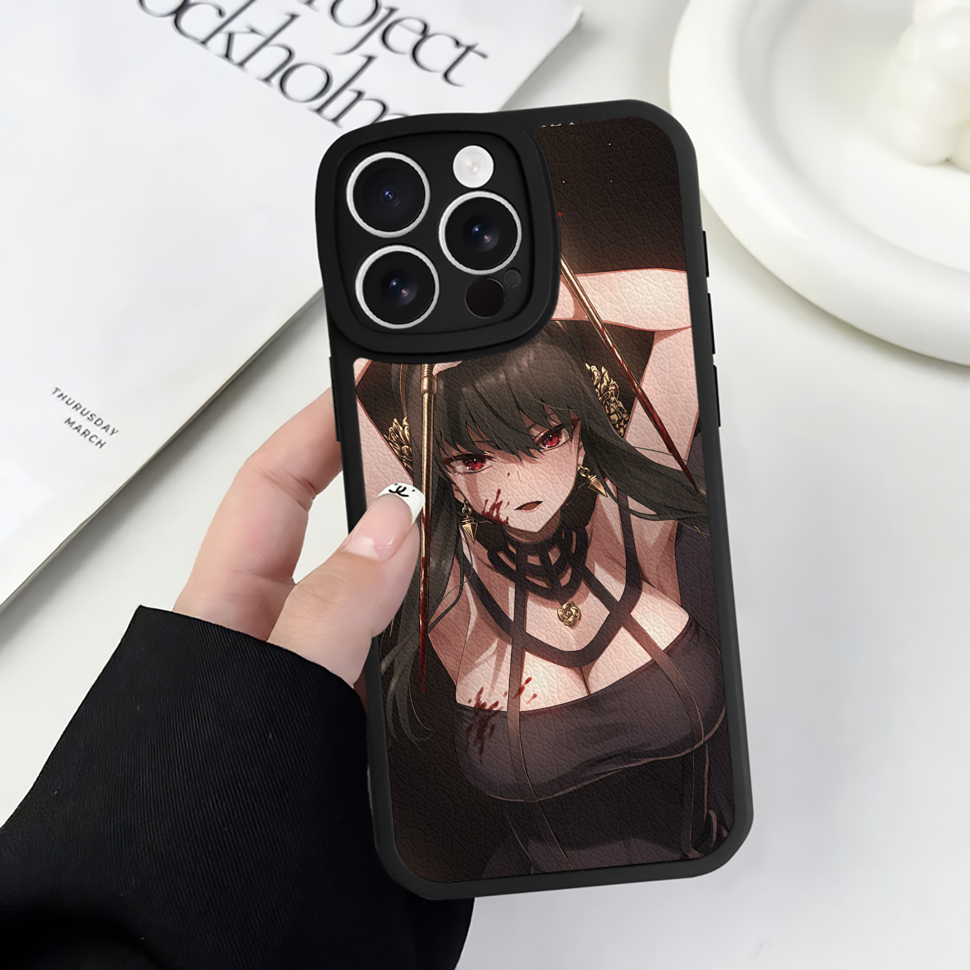 （画像用） SPY×FAMILY间谍家家酒 【iPhone 16シリーズ対応】シリコンスマホケース（レザー調） 材質：シリコン